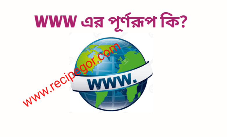 WWW এর পূর্ণরূপ কি,WWW Full Meaning www full form